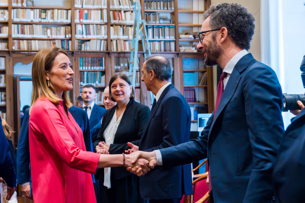 Official visit by Roberta METSOLA, EP President to Italy - Q&A Session with Students Europe: Open questions for a Common future, at the Università Cattolica of Milan