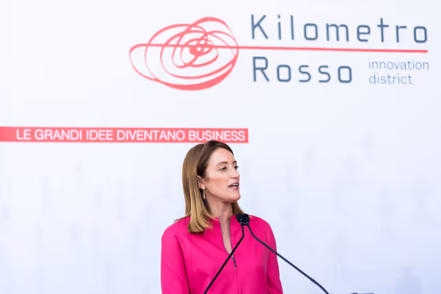 Fotografija 11: Official visit by Roberta METSOLA, EP President to Italy - Visit to Kilometro Rosso innovation district in Bergamo