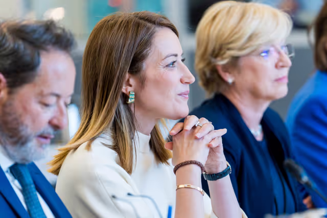 Photo 17: EP Conference of Presidents meets with the incoming Danish Presidency of the Council - Meeting with Meeting with Mette FREDERIKSEN, Danish Prime Minister and Danish Government