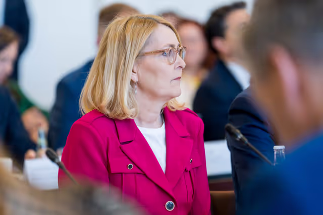 Photo 11: EP Conference of Presidents meets with the incoming Danish Presidency of the Council - Meeting with Meeting with Mette FREDERIKSEN, Danish Prime Minister and Danish Government