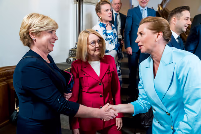 Photo 1: EP Conference of Presidents meets with the incoming Danish Presidency of the Council - Meeting with Meeting with Mette FREDERIKSEN, Danish Prime Minister and Danish Government