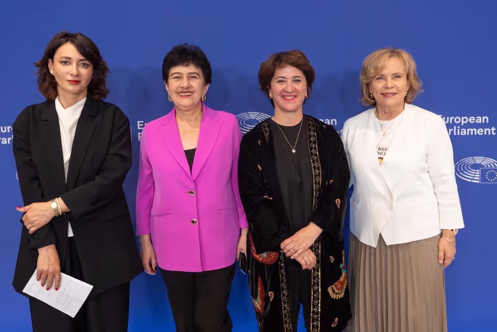 AFET press conference with Georgia's civil society activists leading mass pro-democracy protests across the country, on the occasion of AFET adoption of its annual Georgia report