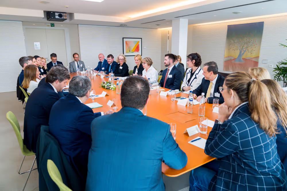 Roberta METSOLA, EP President meets with the US Chamber of Commerce delegation