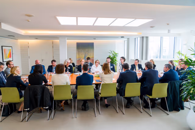 Foto 4: Roberta METSOLA, EP President meets with the US Chamber of Commerce delegation