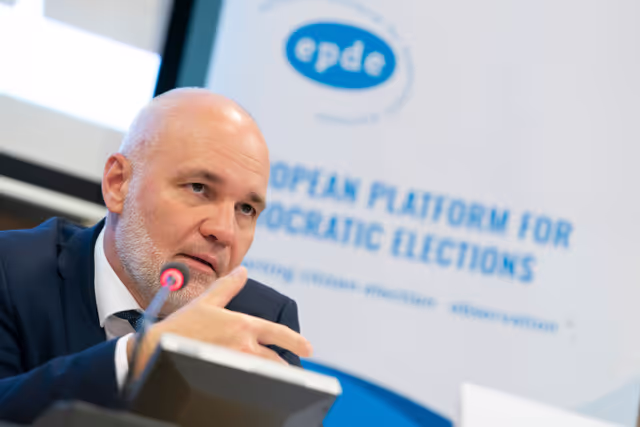 Fotografija 32: Conference on Countering Fake Election Observation, Disinformation, and Hybrid Threats - Closing session