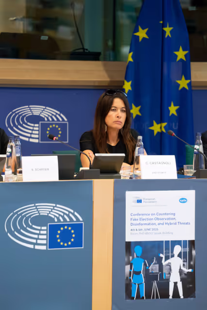 Fotografija 15: Conference on Countering Fake Election Observation, Disinformation, and Hybrid Threats - Closing session