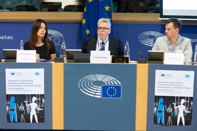 Fotografija 9: Conference on Countering Fake Election Observation, Disinformation, and Hybrid Threats - Closing session