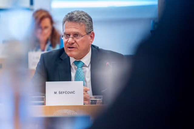 Meeting of the EP Conference of Presidents with Maroš ŠEFČOVIČ, Executive Vice-President of the European Commission in charge of the European Green Deal, Interinstitutional Relations and Foresight