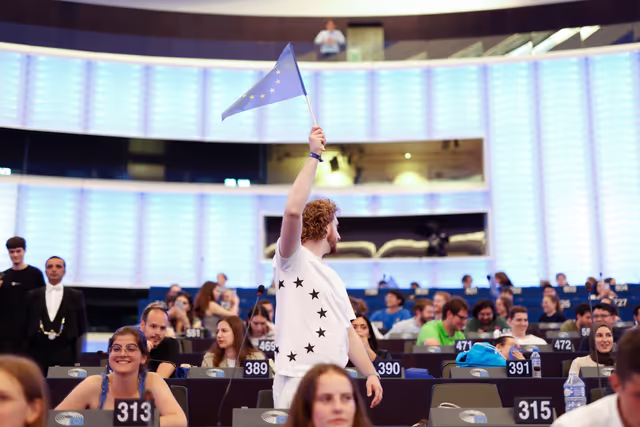 Fotogrāfija 19: European Youth Event (EYE 2025) - Closing plenary session