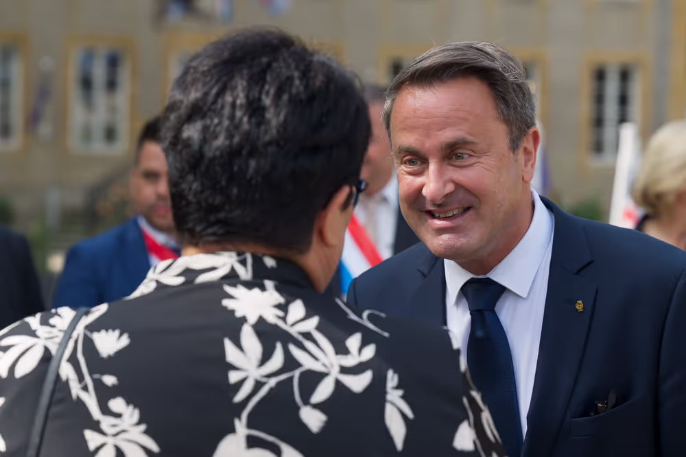 Ceremony marking the 40th Anniversary of the signing of the Schengen Agreement, in Luxembourg..