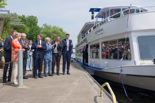 Ceremony marking the 40th Anniversary of the signing of the Schengen Agreement, in Luxembourg..