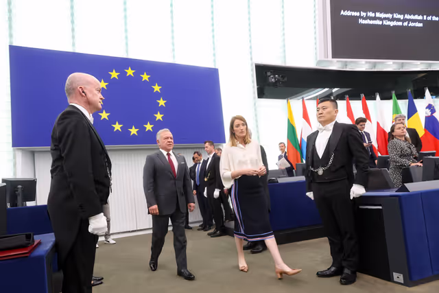EP Plenary session - Formal sitting with His Majesty King Abdullah II, King of the Hashemite Kingdom of Jordan