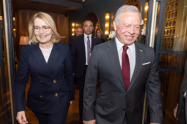Fotografie 3: VP welcomes  His Majesty King Abdullah II, King of the Hashemite Kingdom of Jordan