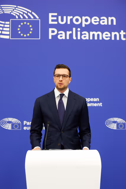 Fotografia 12: Press briefing Patriots for Europe