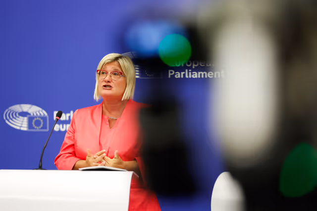 Fotografia 10: Press briefing Patriots for Europe