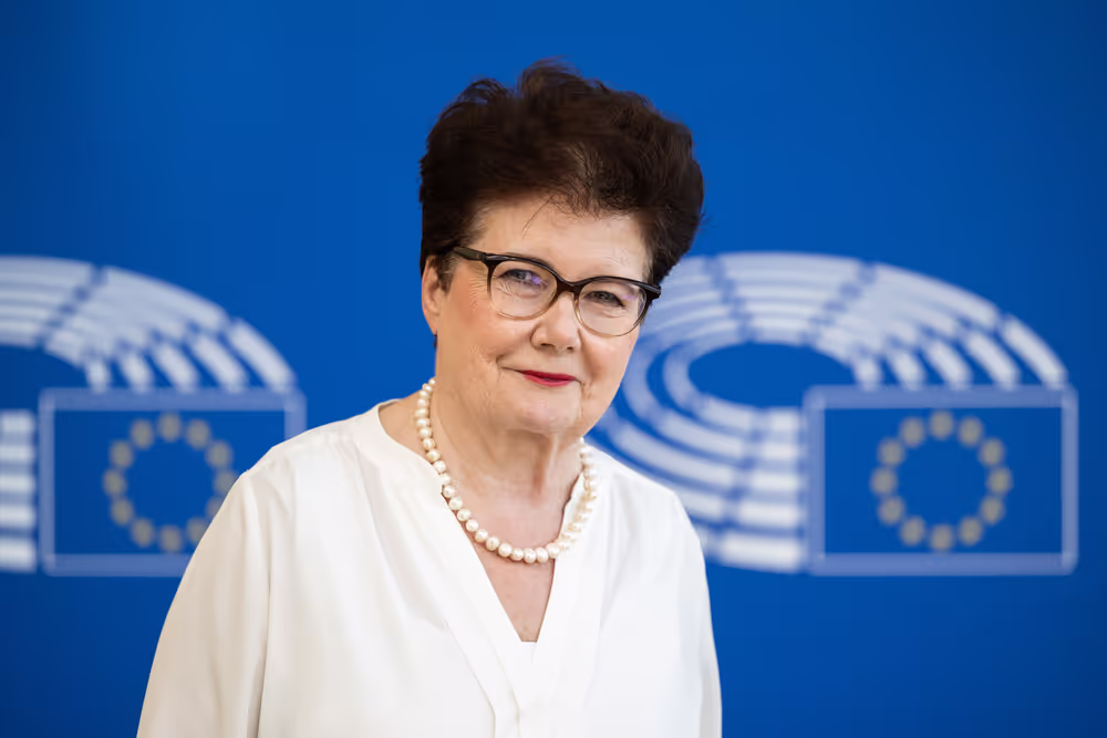 Hanna GRONKIEWICZ WALTZ in the EP in Strasbourg