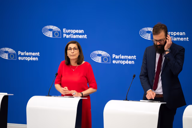 Foto 2: Press conference on the Commission's 2024 Rule of Law report