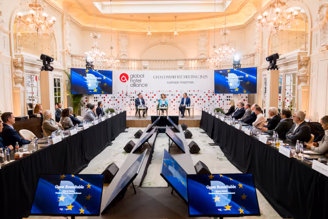 Φωτογραφία 4: Participation of Roberta Metsola, EP President at the Informal Question and Answer Session of the Global Hotel Alliance Annual CEO Committee Meeting