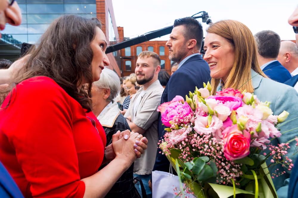 Roberta METSOLA, EP President, official visit to Warsaw and Lodz (Poland) - Speech at the Grand European Picnic & Public Performance of the ‘Ode de Joy’