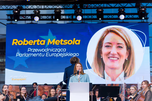 Roberta METSOLA, EP President, official visit to Warsaw and Lodz (Poland) - Speech at the Grand European Picnic & Public Performance of the ‘Ode de Joy’