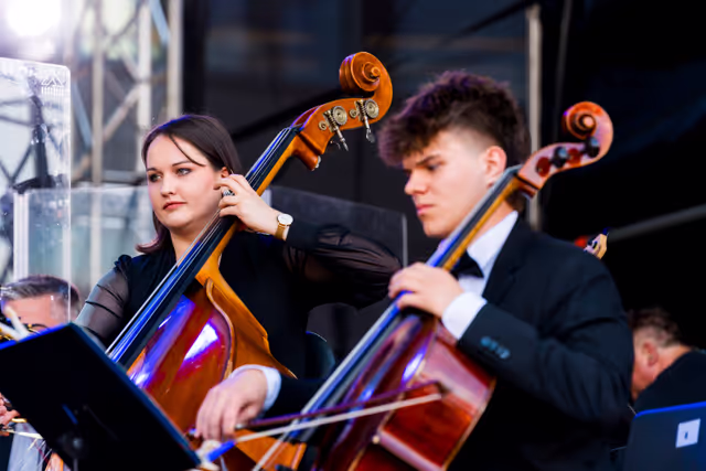 Fotografija 5: Roberta METSOLA, EP President, official visit to Warsaw and Lodz (Poland) - Speech at the Grand European Picnic & Public Performance of the ‘Ode de Joy’
