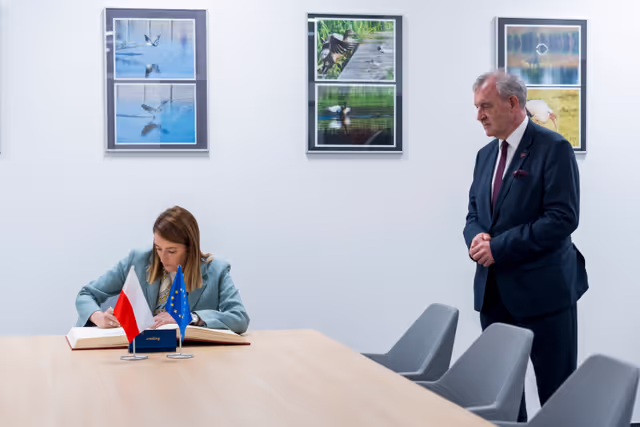 Fotagrafa 22: Roberta METSOLA, EP President, official visit to Warsaw and Lodz (Poland) - Honorary doctorate ceremony at Lodz University of Technology
