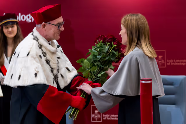 Fotagrafa 9: Roberta METSOLA, EP President, official visit to Warsaw and Lodz (Poland) - Honorary doctorate ceremony at Lodz University of Technology