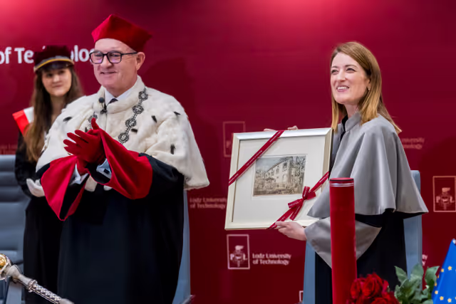 Fotagrafa 8: Roberta METSOLA, EP President, official visit to Warsaw and Lodz (Poland) - Honorary doctorate ceremony at Lodz University of Technology