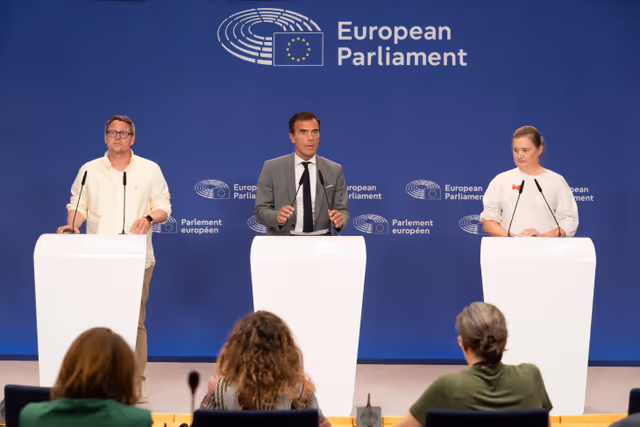 Photo 21: Press conference on the reaction to the cancellation of the last trilogue on Green Claims Directive