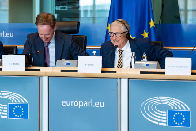 Foto 18: DEVE Extraordinary meeting - Exchange of views with Bill GATES, Chair of the Gates Foundation