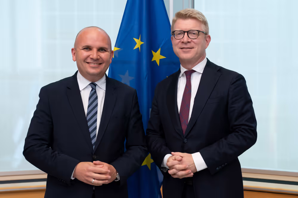 Danish Permanent Representative Carsten GRONBECH JENSEN meets with JURI Chair Ilhan KYUCHYUK