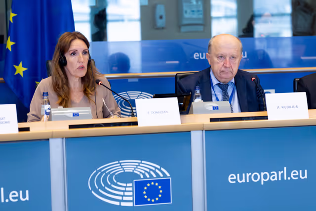 Fotogrāfija 3: ITRE - Exchange of views with Andrius Kubilius, Commissioner for Defence and Space, on the Space Package and Defence Omnibus proposals