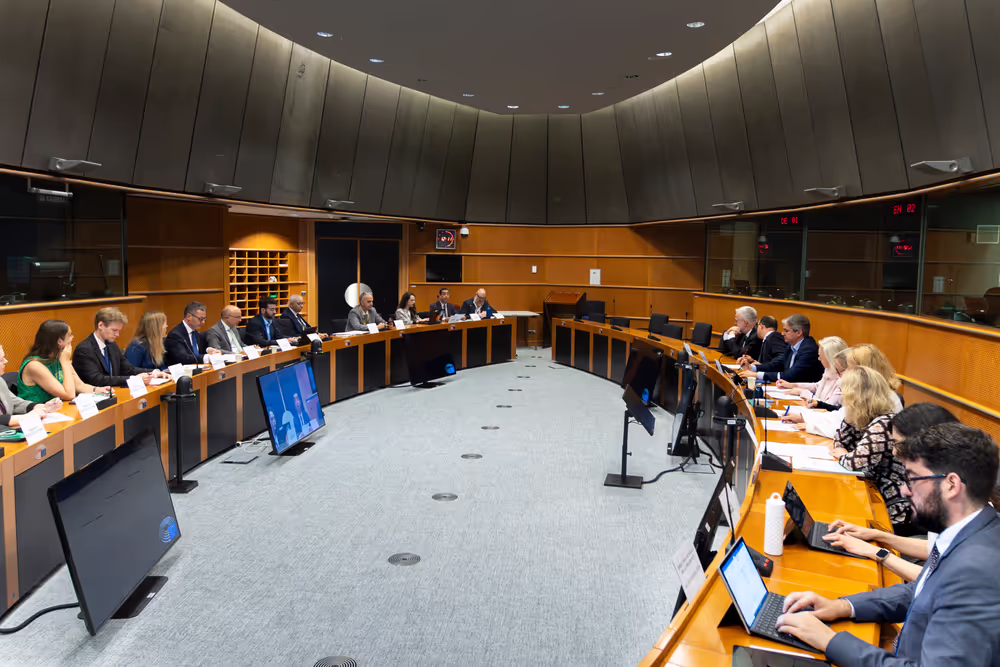 Danish Presidency Ambassador Soren JACOBSEN  meets with SANT Chair Adam JARUBAS