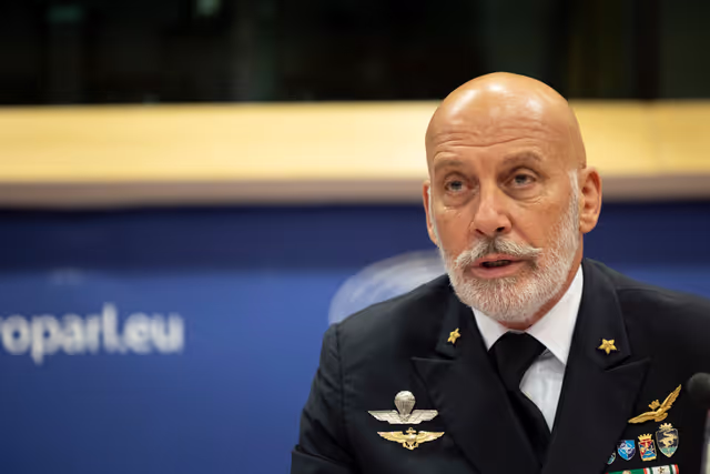 Fotografia 35: SEDE - Exchange of views with Admiral Giuseppe Cavo Dragone, Chair of the NATO Military Committee