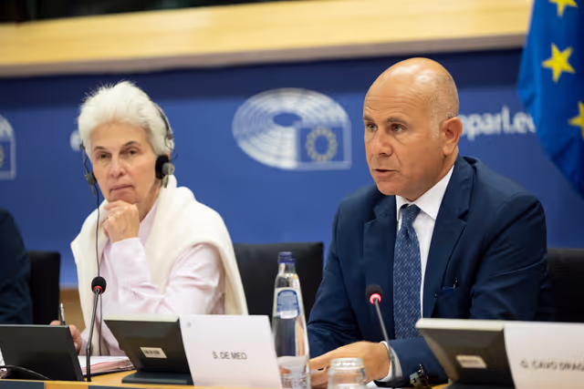 Fotografia 25: SEDE - Exchange of views with Admiral Giuseppe Cavo Dragone, Chair of the NATO Military Committee