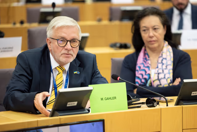 Fotografia 6: SEDE - Exchange of views with Admiral Giuseppe Cavo Dragone, Chair of the NATO Military Committee