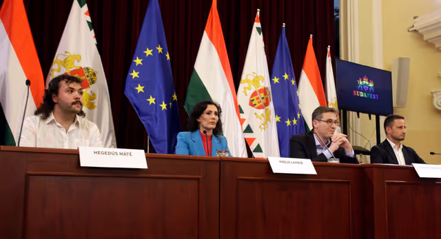 Fotó 12: International press conference on Budapest Pride March with the participation of Nicolae ŞTEFĂNUȚĂ, EP Vice-President