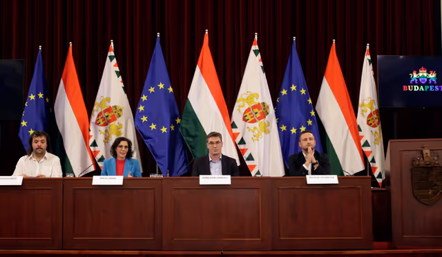 Fotó 6: International press conference on Budapest Pride March with the participation of Nicolae ŞTEFĂNUȚĂ, EP Vice-President