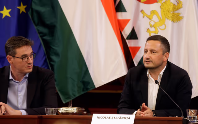 Fotó 5: International press conference on Budapest Pride March with the participation of Nicolae ŞTEFĂNUȚĂ, EP Vice-President