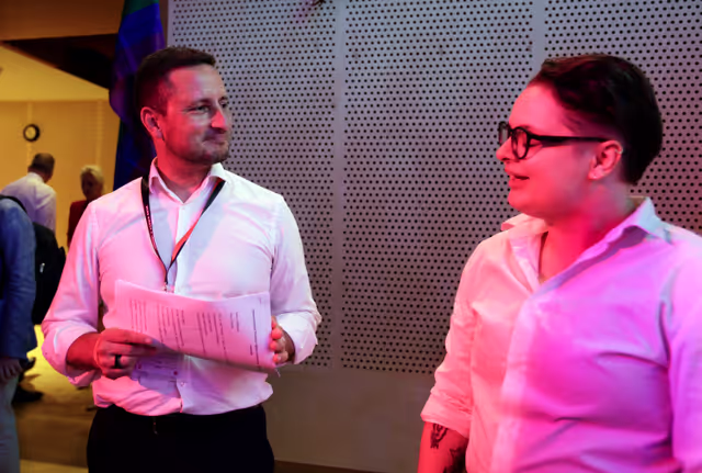 Fotografi 9: International Human Rights conference - Closing speech by Nicolae ȘTEFĂNUȚĂ, EP Vice President at the Central European University, Budapest