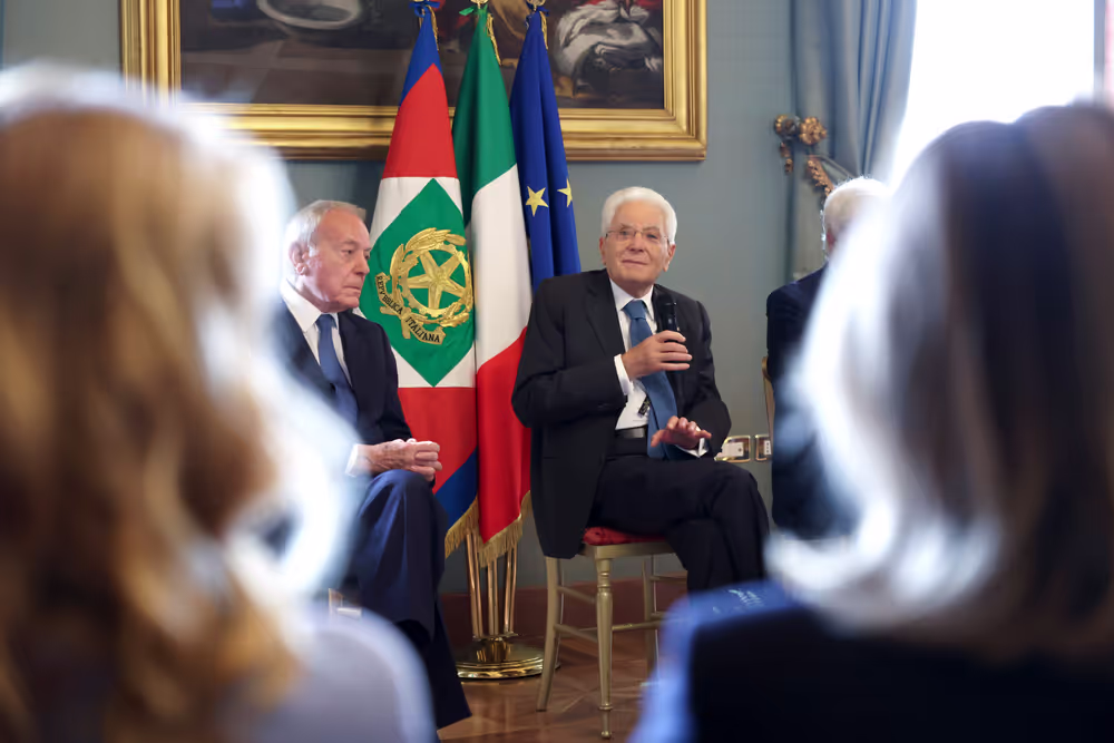 Official visit by Roberta METSOLA, EP President to Rome (Italy) - Meeting with Sergio MATTARELLA, President of Italy