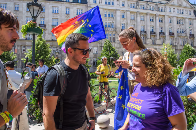 Photo 30 : Budapest Pride March with the participation of Nicolae ȘTEFĂNUȚĂ, EP Vice President and EP Members