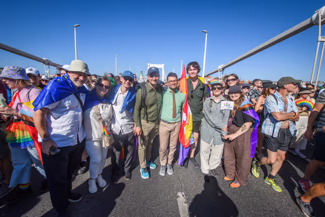 Photo 13 : Budapest Pride March with the participation of Nicolae ȘTEFĂNUȚĂ, EP Vice President and EP Members