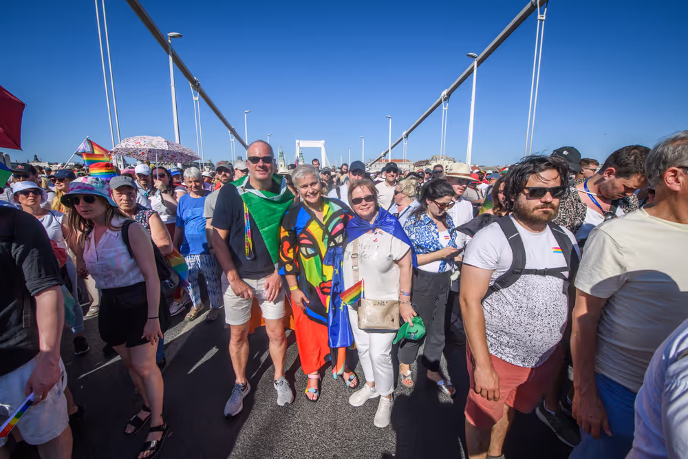 Budapest Pride March with the participation of Nicolae ȘTEFĂNUȚĂ, EP Vice President and EP Members