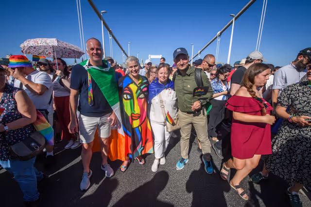 Budapest Pride March with the participation of Nicolae ȘTEFĂNUȚĂ, EP Vice President and EP Members