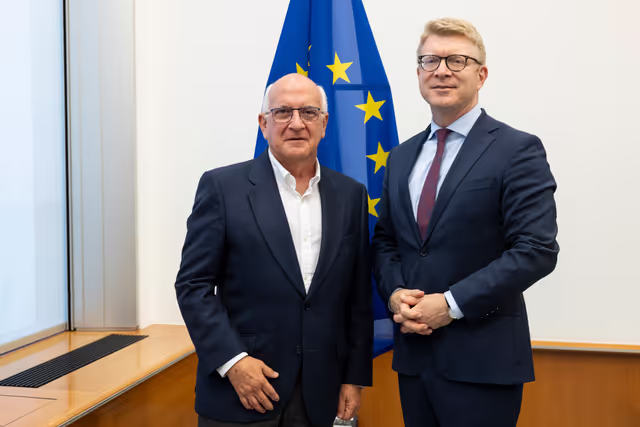 Danish Presidency - The Danish Permanent Representative Carsten GRONBECH JENSEN meets with LIBE chair Javier ZARZALEJOS