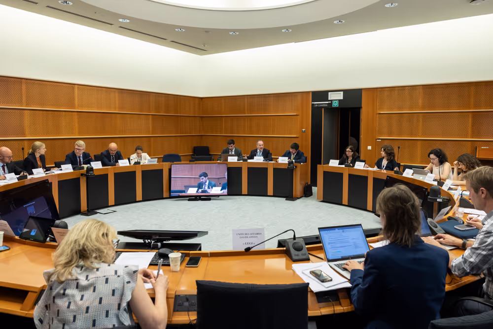 Danish Presidency - The Danish Permanent Representative Carsten GRONBECH JENSEN meets with LIBE chair Javier ZARZALEJOS