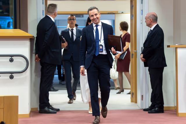 Nuotrauka 22: Meeting of the EP Conference of Presidents in the presence of Mark RUTTE, Secretary General of NATO and António COSTA, European Council President