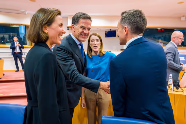 Nuotrauka 27: Meeting of the EP Conference of Presidents in the presence of Mark RUTTE, Secretary General of NATO and António COSTA, European Council President