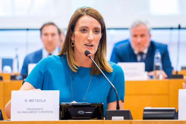 Nuotrauka 11: Meeting of the EP Conference of Presidents in the presence of Mark RUTTE, Secretary General of NATO and António COSTA, European Council President